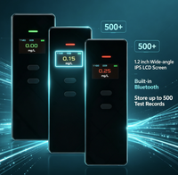 Testeur d'alcoolémie numérique à semi-conducteurs Airsense A5 haute précision, moniteur d'alcoolémie Bluetooth personnel certifié CE