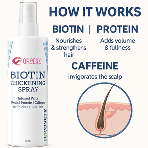 OEM R'ENDASE <span class=keywords><strong>Biotin</strong></span> Haar verdickung und Wachstums <span class=keywords><strong>spray</strong></span> zum Ausdünnen und Texturieren-Haarausfall prävention Tonic für Männer \ Frauen 118ml - Product Image 4