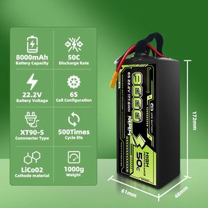 แบตเตอรี่ลิเธียมไอออนสำหรับโดรน, 2V 23.1V 23.7V 44.4V 8000mAh 10000mAh 1200mAh <span class=keywords><strong>3</strong></span>.7V <span class=keywords><strong>3</strong></span>.8V <span class=keywords><strong>3</strong></span>.85V - Product Image 3