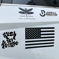 Autocollants étanches résistant aux UV avec logo de marque personnalisé autocollants de voiture de véhicule étiquettes de lettre de fenêtre découpées autocollant de transfert de vinyle extérieur