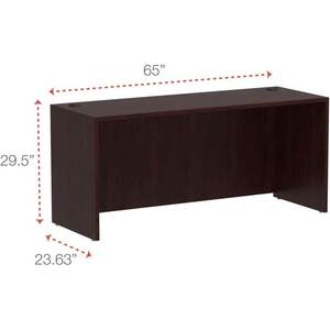 Meubles de rangement en bois de la série Alera Valencia, 65 x 23-3/5 pouces, acajou - Product Image 3