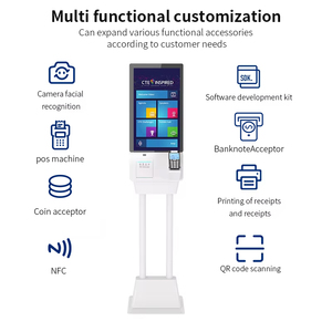 Thanh toán hóa đơn máy tự phục vụ thiết bị đầu cuối thanh toán kiosk kiểm soát nhà hàng kiosk - Product Image 4