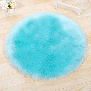 Rug Round Circle Carpet And Rugs Custom Made Hand Tufted Custom Car Carpet faux fur carpet fur mats