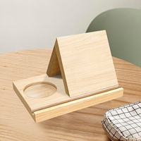 Großhandel benutzer definierte heiße Verkauf Holz multifunktion ale Buch Lesung Rest mit Drink Triangle Book Stand Holder