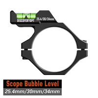 Niveaux à bulle classiques DiscoveryOpt en aluminium 6061 compatibles avec les tubes de 25,4 mm/30 mm/34 mm