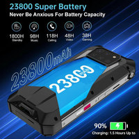 Smartphone robuste 5G LTE TANK 3 Pro avec projecteur intégré, batterie 23800mAh, appareil photo IA 200MP, MTK Dimensity 8200, résistant à l'eau, 120Hz