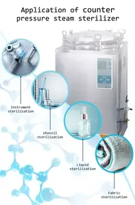 150l 120l 100l 75l 50l 35l Fruit Juice Processing Retort Machine Sterilizing