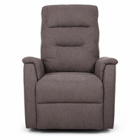 Fauteuil inclinable électrique moderne pour personnes âgées avec fonctions réglables, design extensible, structure en bois, télécommande