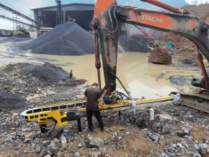 Aangepaste Graafmachinehulpstukken Transformeren Het In Een Roterende Boorinstallatie, Hydraulische Rotsboor - Product Image 5