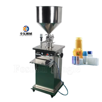 Machine de remplissage semi-automatique de bureau pour pâte épaisse, pommade, confiture, miel, bouteilles, boîtes, petits pots cosmétiques, crème