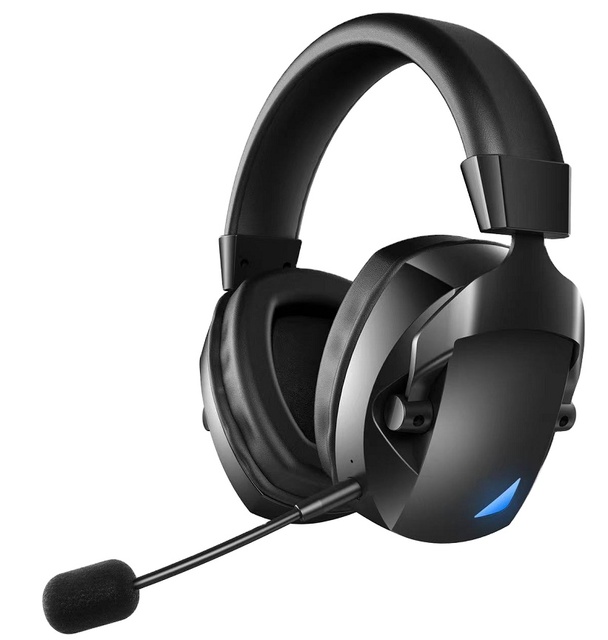 Gamer Wired Wireless RGB Gaming Headset With Microphone Custom Logo Boys Noise Cancel Over Ear Headband PC 2.4g Headphone
