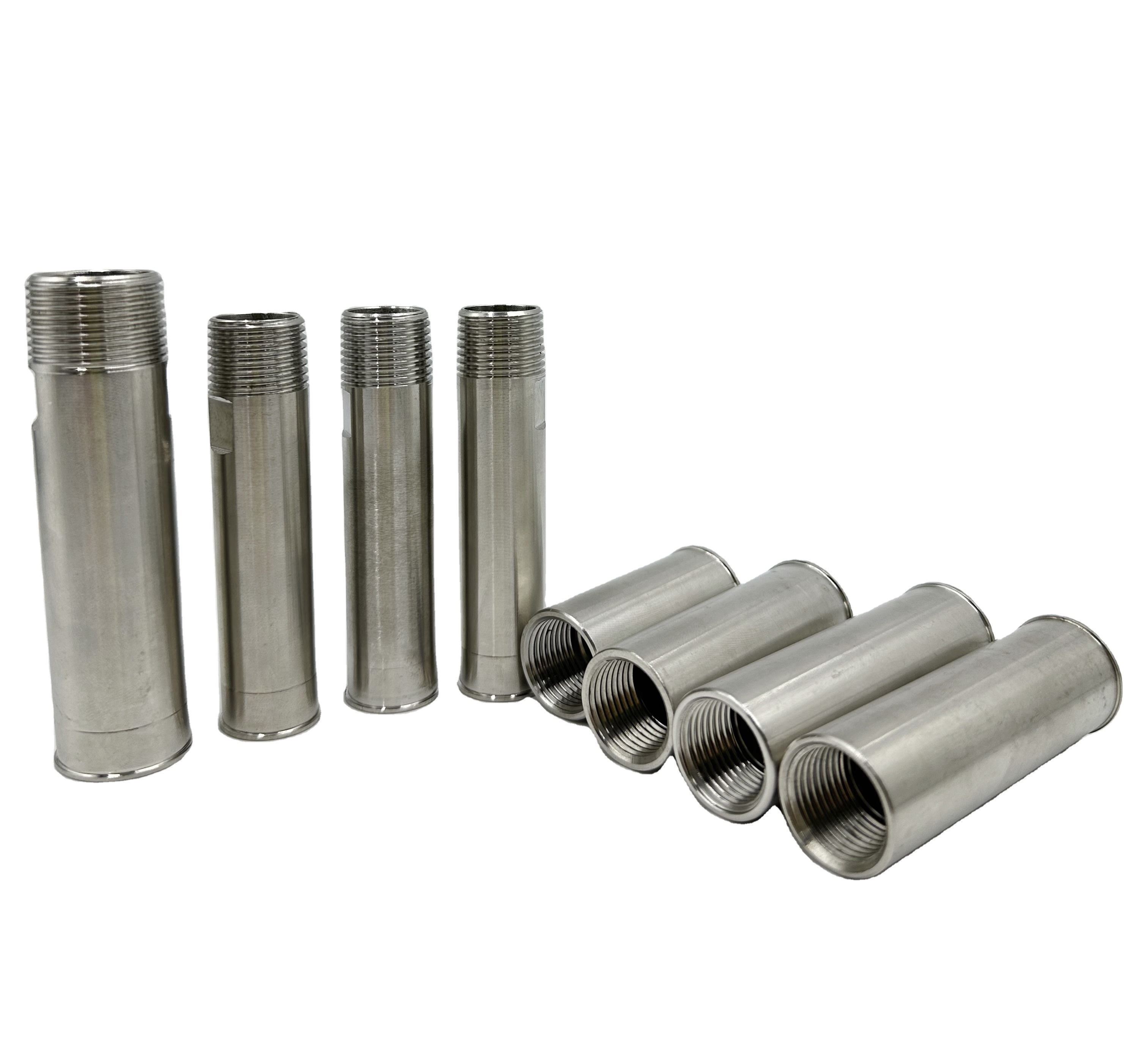 Customized for Solar Water Heater STAINLESS STEEL PIPE 304 Connectors External Threaded Plumbing Fittings