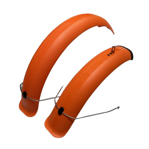 Guardabarros Universal para bicicleta, doble guardabarros de plástico ajustable para bicicletas de carretera 26 27,5 29 700C compatibles con <span class=keywords><strong>BMX</strong></span> y ciclismo de carretera - Product Image 2