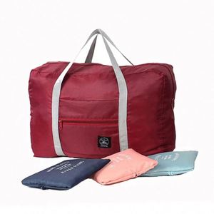 Sac de voyage pliable léger en tissu Oxford, sac de rangement, sac de sport avec logo personnalisé, vente en gros - Product Image 1