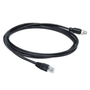 Nuevo diseño a prueba de agua blindado eléctrico M12 macho 8pin X código enchufe Cable a conectores rectos RJ45 IP67 - Product Image 4