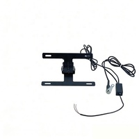 Interruptor Eléctrico de Acero Negro para Matrícula de Moto, Control por Cable, Piezas Modificadas al por Mayor para Motocicletas