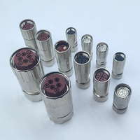 Accessoires de connecteurs servo M12 M17 M23 M40, connecteurs circulaires Siemens à profil en aluminium 4 6 8 12 broches