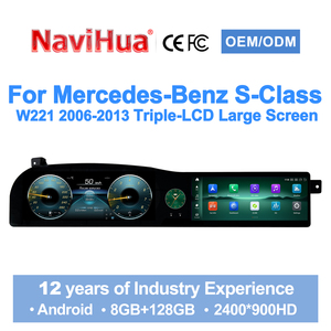Navihua Android 12.3 Inch Car <b>DVD</b> <b>Player</b> Car Radios Digital Cluster GPS System for Mercedes Benz S Class W221 to W222 2008-2015 - Product Image 1