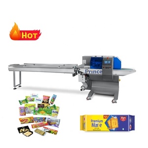 <strong>Automatic</strong> Servo Pillow Flow Food Packaging <strong>Machine</strong> Bread Roll Spare Parts Noodles Cutlery Tablet Fruit Flow Packing <strong>Machine</strong> - Product Image 1