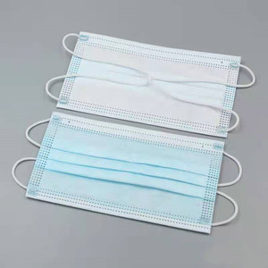 Masques Hijab S&J Muslim Cross Head Earloop, masques colorés, masques faciaux jetables en non-tissé 3 plis de qualité supérieure avec boucles pour la tête - Product Image 2