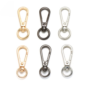 Mosquetón de Aleación de Zinc, Estilo Vintage, con Anillo Dividido, Hebilla de Metal Personalizada para Bolsos, Gancho de Alta Calidad, Ecológico - Product Image 2
