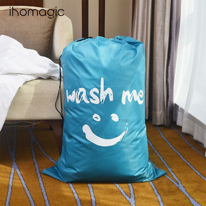 Sac à linge robuste en <span class=keywords><strong>Nylon</strong></span> avec cordon de serrage, grande capacité, nettoyage à sec bon marché - Product Image 4