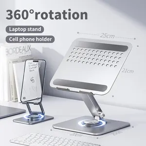 Feixiang Fabriek P30 Nieuwe Draagbare Aluminium Laptop Mount 360 Graden Roterende Hoogte Flexibele Verstelbare Notebook Laptop Stand