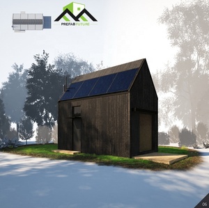 Kit de maisons préfabriquées à faible coût Maison conteneur à structure en acier facile à assembler pour petite maison de caravane résidentielle Ferme - Product Image 3