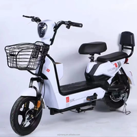 Scooter électrique de ville 48V 350W avec phares LED, système d'alarme, autonomie de 31-60 km, charge utile de 150 kg, moteur sans balais, cadre en acier, batterie 20AH, écran OLED