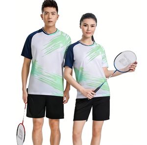 T-shirt da Uomo per Corsa e Tennis, Multicolore con Stampa Patchwork, Traspirante e ad Asciugatura Rapida, Manica Corta, Abbigliamento Sportivo - Product Image 1
