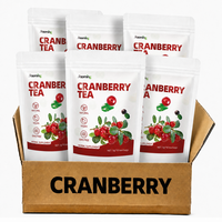 Jiaoming Cranberry Thee Zakjes Appelblad Op Maat Vegan voor Vrouwen met Natuurlijke Fruit Kruideninfusie Supplement Private Label