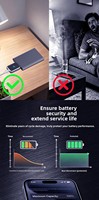 Nouveau modèle 2026 M10 – Chargeur de batterie intelligent avec protection contre la surcharge et arrêt automatique pour téléphones mobiles