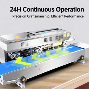 Système de scellage continu industriel FR-150JDEU pour sachets de <span class=keywords><strong>soupe</strong></span> et produits liquides avec machine de scellage commerciale - Product Image 3