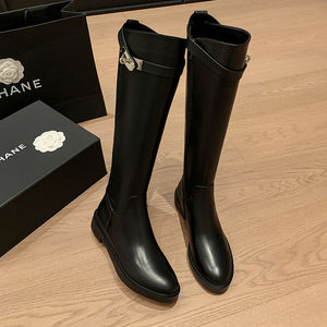 <span class=keywords><strong>Bottes</strong></span> hautes tendance pour femmes, fermeture éclair, bout pointu, talon aiguille, respirantes, confortables, souples, rehaussantes, toutes saisons - Product Image 5