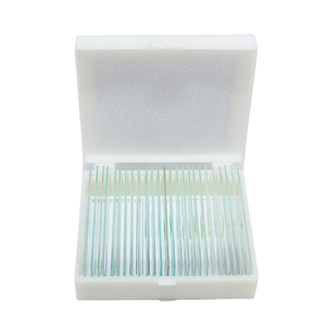 Lames préparées d'entomologie scolaire, spécimens d'ailes de papillon en plastique et verre, <span class=keywords><strong>kit</strong></span> de tranches microscopiques biologiques - Product Image 2