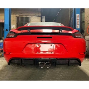 Modificación de Automóviles 2016-2024, Alerón Trasero de Fibra de Carbono, Parachoques Trasero de Fibra de Carbono para 718 - Product Image 6