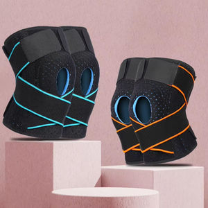AOFIT Genouillère de sport réglable à séchage rapide en néoprène avec 4 ressorts stabilisateurs et trou pour la rotule, attelle de protection du genou - Product Image 1