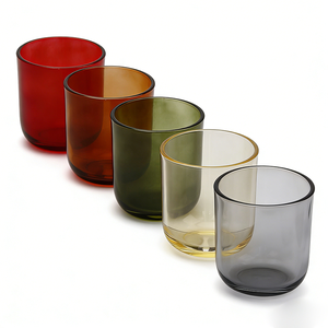 Venta al por Mayor <span class=keywords><strong>de</strong></span> <span class=keywords><strong>Frascos</strong></span> <span class=keywords><strong>de</strong></span> <span class=keywords><strong>Vidrio</strong></span> Transparente y Grueso para Velas con Tapas y Cajas <span class=keywords><strong>de</strong></span> Embalaje - Product Image 1