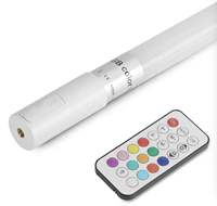 Nouveaux produits : Tube lumineux LED RGB rechargeable avec télécommande pour la photographie en direct, les soirées et la conception d'éclairage de danse