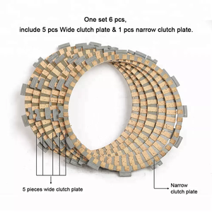 Disco de Embrague de Papel para Motocicleta, Disco de Fricción para Suzuki Rm <span class=keywords><strong>250</strong></span> Gn Pe Gs <span class=keywords><strong>Gsx</strong></span> 400 Dr 500 600 Savage - Product Image 3