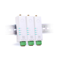 Mini Din Rail 4G LTE Cellular modem RS485 RS232 TTL ke Cat1 Port Industrial DTU tertanam Dual-Core Cortex-A5 USR-DR154/152/150