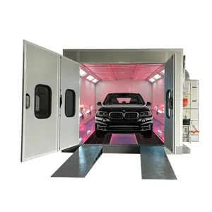 Horno de pintura automotriz para sala de pintura, cabina de pulverización de coche, aprobado por la CE, a la venta