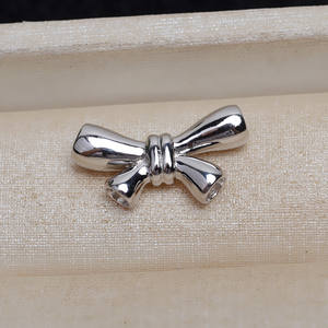 Conjunto de Collar y Pulsera de Plata S925 con Hebilla Decorativa, Lazo Fijo de Cuatro Orificios, Accesorio DIY 4232 para Mujer - Product Image 4