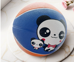 บาสเก็ตบอลยางการ์ตูนขนาดเล็กเบอร์ 3 สำหรับเล่นในร่ม ขายส่ง - Product Image 4