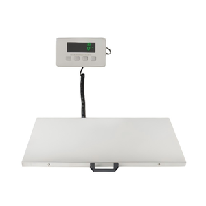 Pèse-animaux électronique, balance pour animaux de compagnie, unités kg, lb, oz, capacité 500 kg / 1100 lb, portable, avec poignée, balance numérique pour animaux. - Product Image 1