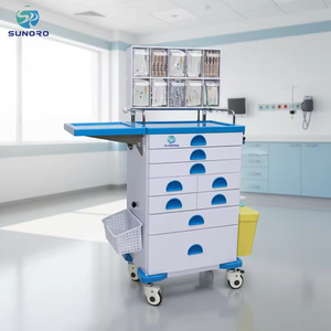 รถเข็นแพทย์เ<span class=keywords><strong>ค</strong></span>ลื่อนที่อเนกประ<span class=keywords><strong>ส</strong></span>งค์สำหรับห้องผ่าตัดฉุกเฉินและวางยา<span class=keywords><strong>ส</strong></span>ลบ - Product Image 6