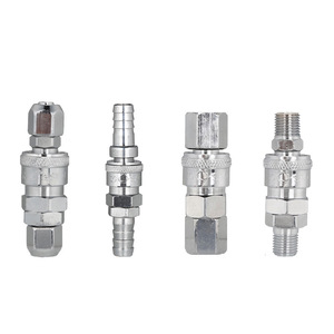 Childern Quick Coupler Pneumatic Air Hose Connector Male Female SM PP SP20 30 <b>Iron</b> Chrome Plated - Product Image 1