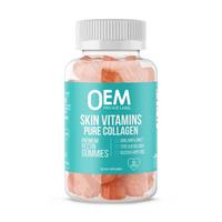 Label pribadi cuka sari apel Gummy lumut laut Elderberry Cranberry wagandha Gummies Vitamin Biotin kolagen Gummies