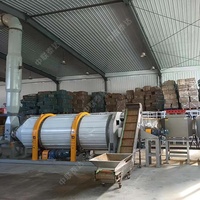 Nieuwe efficiënte rotatiedroger voor cassave- en bonen-tapiocazetmeelresten
