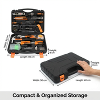 Kit d'outils portables universels pour réparation automobile et usage domestique, ensemble de quincaillerie personnalisable, support OEM, 108 pièces
